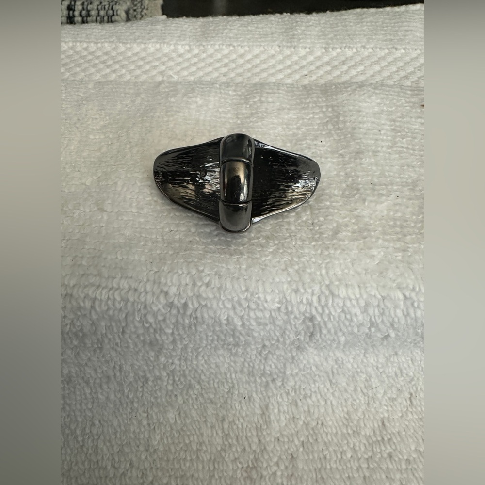 Black Rhinestone Statement Ring - image 3